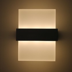 Aplique LED VBLED con doble elemento de cristal 6W